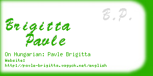 brigitta pavle business card